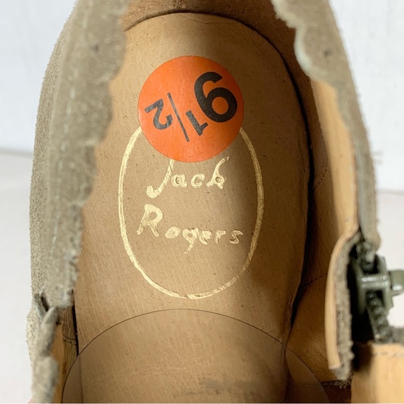 Jack Rogers NWOT Marianne Suede Leather Scalloped Edge Ankle Booties - Size 9.5 - Picture 16 of 16